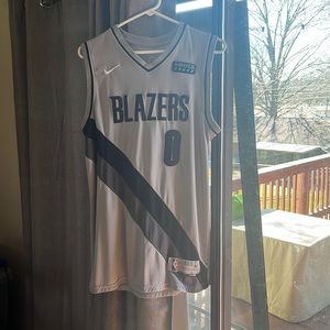 Damien Lillard Grey Portland Jersey